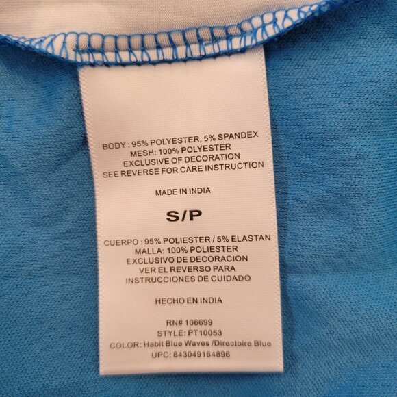 Habit Solar Factor Hoodie S Blue Wave Outdoors 40+ UVF Protection Performance - Picture 3 of 8